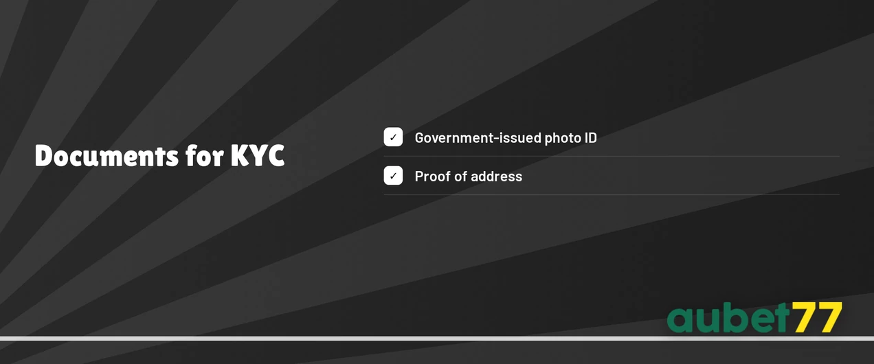 Prepare verification documents